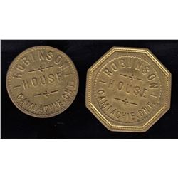 Lot of 2 Ontario Tokens