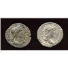 Image 1 : Hadrian (117-138 AD) & wife Sabina. AR Denarius - Lot of 2