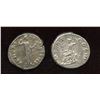 Image 2 : Hadrian (117-138 AD) & wife Sabina. AR Denarius - Lot of 2