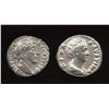 Image 1 : Antoninus Pius (138-161 AD) & wife Faustina Sr. AR Denarius Lot of 2