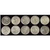 Image 1 : Lot of 10 USA Silver Dollars