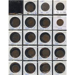 Large Cent Collection of 46 Coins