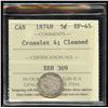 Image 2 : 1874H Five Cents