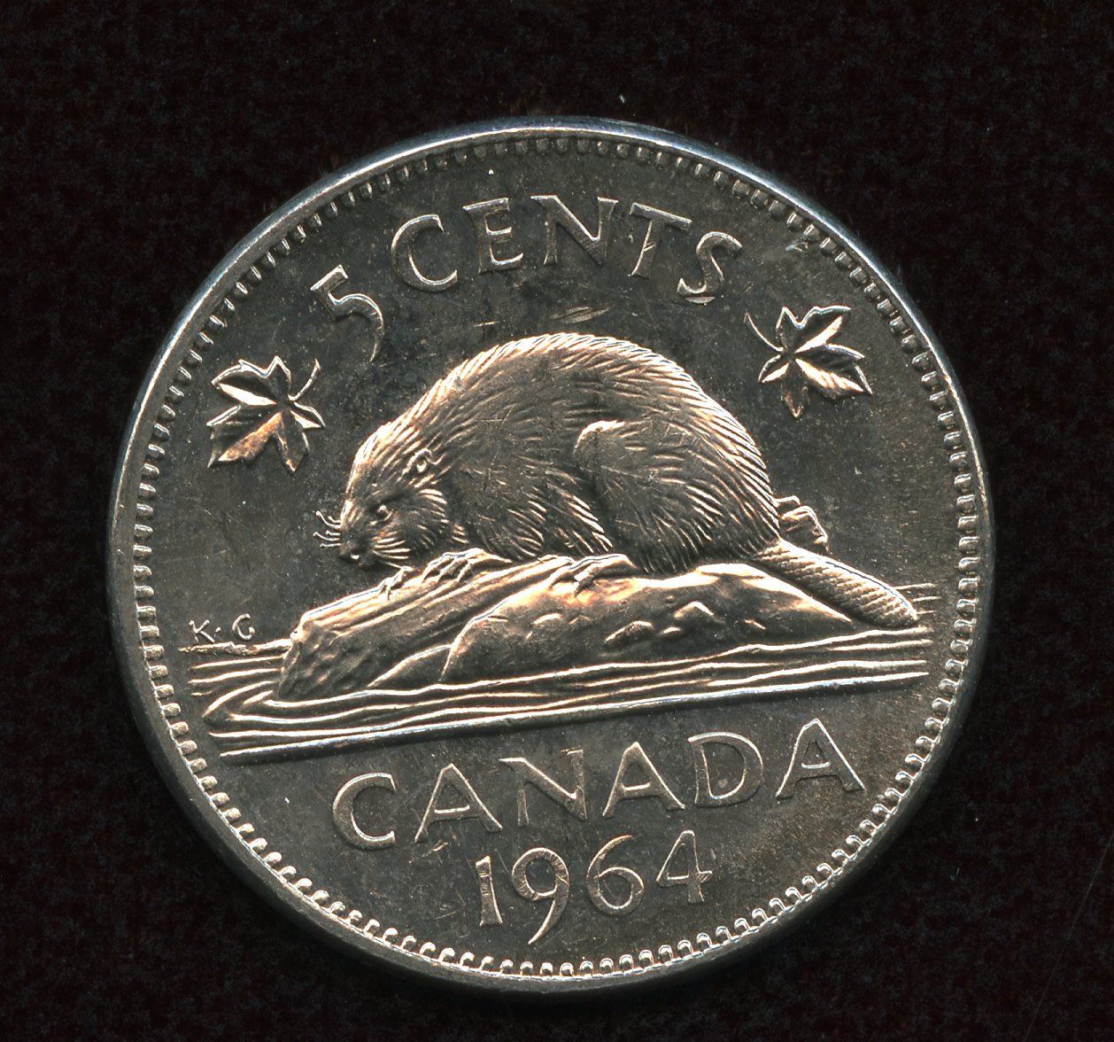 1964 Five Cents