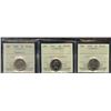 Image 1 : Lot of 4 Graded Five Cents