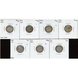 Ten Cents - Lot of 7