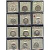 Image 1 : Lot of 12 ICCS Graded Fifty Cents