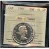 Image 1 : 1961 Fifty Cents