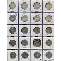 Lot of 65 Fifty Cents