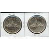 Image 1 : 1950 Silver Dollars - Lot of 2