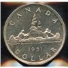 Image 1 : 1951 Silver Dollar