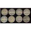Image 1 : Lot of 8 Silver Dollars