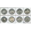 Image 2 : Lot of 8 Proof Like Silver Dollars