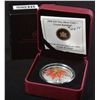 Image 3 : 2009 Canada $20 Autumn Showers Crystal Raindrop Fine Silver Coin