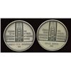 Image 1 : 2 x Canada Long & Efficient Service Sterling Silver Medals - Named