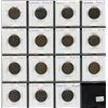 Image 1 : Lot of Thirteen Columbia Farthing Tokens.