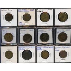 Lot of Twenty-two English and English ColonyTokens.