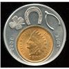 Image 1 : 1901 Buffalo Pan Am Exposition Encased 1901 Penny.