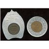 Image 2 : Lot of Two Encased Pennies.