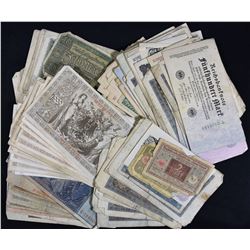 Large Lot of German Banknotes