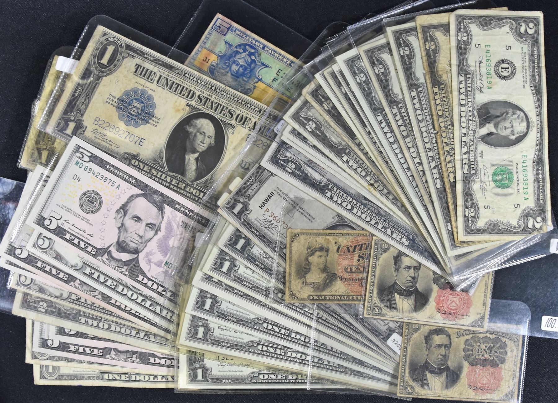 Large Lot of USA Banknotes