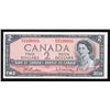 Image 1 : Bank of Canada $2, 1954 Interesting Serial Number