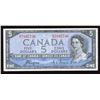 Image 1 : Bank of Canada $5, 1954 Devil's Face