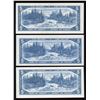 Image 2 : Bank of Canada $5, 1954 Replacement - Lot of 3