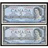 Image 3 : Bank of Canada $5, 1954 Replacement - Lot of 5