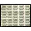 Image 2 : Bank of Canada $1 Sheet of 40 Notes, 1973