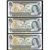 Image 1 : Bank of Canada $1, 1973 - Lot of 3 Replacements