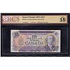 Image 1 : Bank of Canada $10, 1971 Rare Changeover