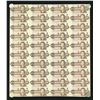 Image 1 : Bank of Canada $2 Sheet of 40 Notes, 1986 - Replacements