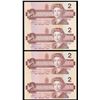 Image 1 : Bank of Canada $2, 1986 Replacement Notes - Lot of 2 Uncut Pairs