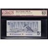 Image 1 : Bank of Canada $5, 1986 Replacement