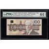 Image 1 : Bank of Canada $100, 1988 Replacement