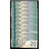 Image 2 : Bank of Canada $20, 2008 - Lot of 10 Consecutive