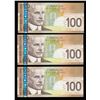 Image 2 : Bank of Canada $100, 2004 - Lot of 3 Consecutive