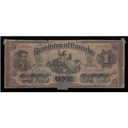 Dominion $1, 1870, Small Date, Contemporary Counterfeit