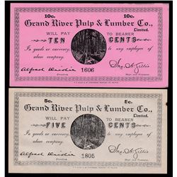 Grand River Pulp & Lumber Co. - Lot of 5