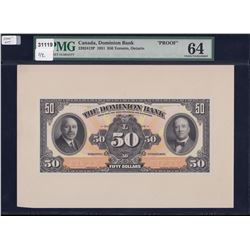 Dominion Bank $50, 1931