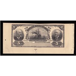 Banque D'Hochelaga $5, 1907