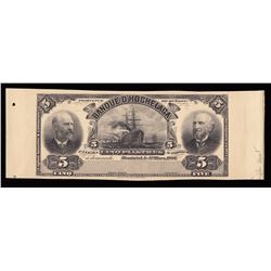 Banque D'Hochelaga $5, 1907