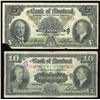 Image 1 : Bank of Montreal $5 & $10, 1938 - Lot