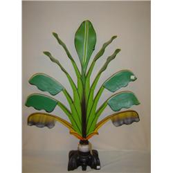 Hand Carved & Painted Banana Tree