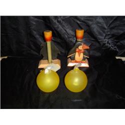 Penguin Candleholders & oil lamps