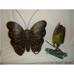 Cockatoo and Butterfly Candle Lanterns