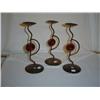 Image 1 : Celestial Candleholders, Red Center