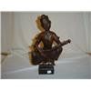 Image 1 : Hand Carved Musician w/ Sung on Stand