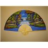 Image 2 : Set/2 Hand Painted Village  Wall Fans 